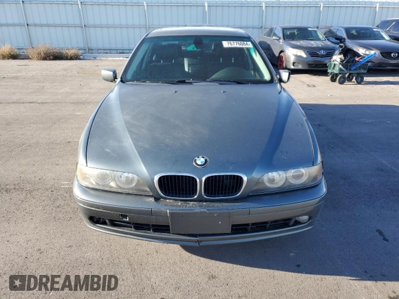 2003 BMW 5 Series 530iA with VIN WBADT63433CK34109, listed as a Copart auction lot 76776084 with 125,564 mi miles and Salvage Title. Bid and sale history available at carsss.com. Image 5.