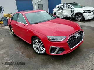 2020 Audi A4 Premium with VIN WAUDNAF44LN012952, listed as a Copart auction lot 61157835 with 37,027 mi miles and Salvage title. Bid and sale history available at DreamBid. Image 14.