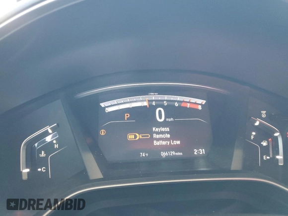 2019 Honda CR-V EX with VIN 7FARW1H52KE038706, listed as a Copart auction lot 48794635 with 66,129 mi miles and Non Repairable. Bid and sale history available at carsss.com. Image 9.