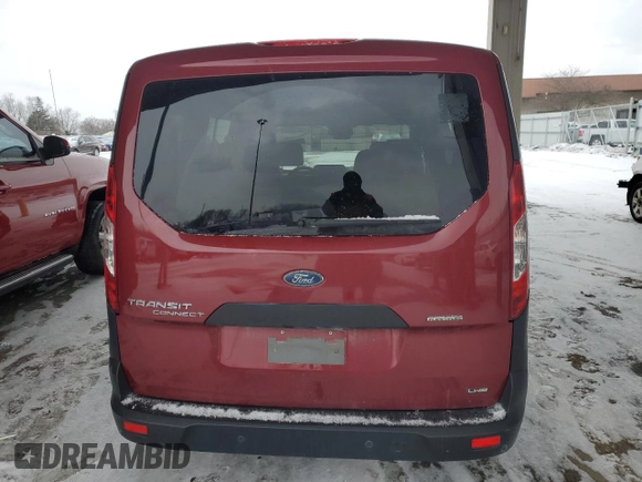 2020 Ford Transit Connect XL with VIN NM0GE9E22L1440442, listed as a Copart auction lot 42311845 with 57,225 mi miles and Salvage title. Bid and sale history available at DreamBid. Image 6.