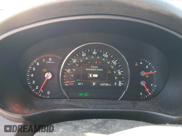 2016 Kia Sorento EX with VIN 5XYPHDA10GG050133, listed as a Copart auction lot 80547154 with 122,729 mi miles and Salvage Title. Bid and sale history available at carsss.com. Image 9.