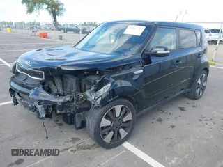 2016 Kia Soul ! with VIN KNDJX3A57G7256620, listed as a IAAI auction lot 41847733 with 124,931 mi miles. Bid and sale history available at carsss.com. Image 2.