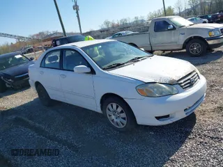 2003 Toyota Corolla CE with VIN 1NXBR32E73Z127006, listed as a IAAI auction lot 42004653 with Not Provided miles and . Bid and sale history available at DreamBid. Image 1.