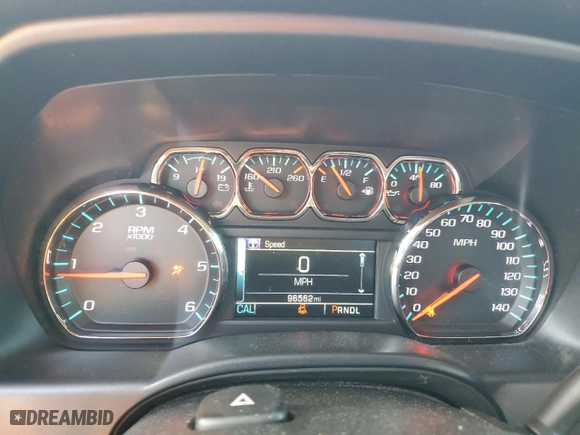 2017 Chevrolet Silverado 1500 LT with VIN 1GCVKREC7HZ175814, listed as a Copart auction lot 78868274 with 96,562 mi miles and Salvage Title. Bid and sale history available at carsss.com. Image 9.