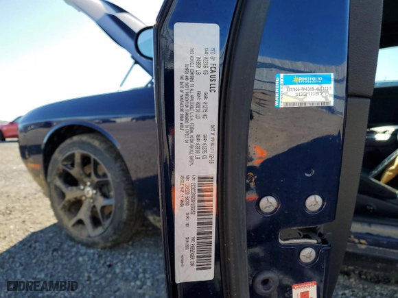 2016 Dodge Challenger SXT Plus with VIN 2C3CDZAG5GH166252, listed as a Copart auction lot 37780223 with 73,254 mi miles. Bid and sale history available at carsss.com. Image 12.