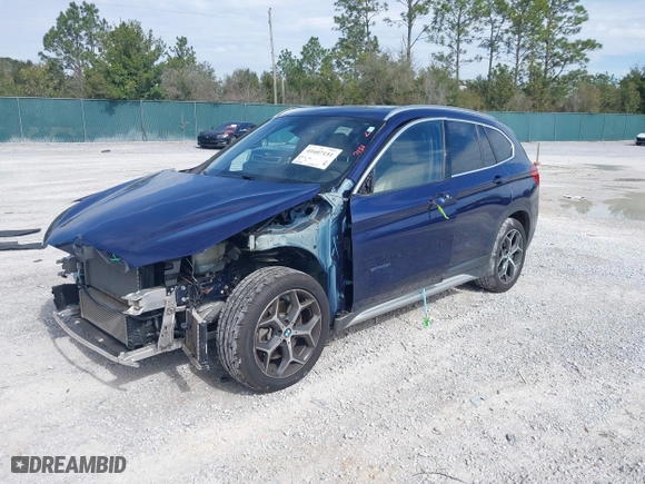 2018 BMW X1 sDrive28i with VIN WBXHU7C34J5H44572, listed as a IAAI auction lot 41607151 with 43,056 mi miles. Bid and sale history available at carsss.com. Image 18.