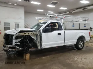 2019 Ford F-150 XL with VIN 1FTMF1CB1KKE45650, listed as a Copart auction lot 50520075 with 149,666 mi miles and Clean Title. Bid and sale history available at carsss.com. Image 1.
