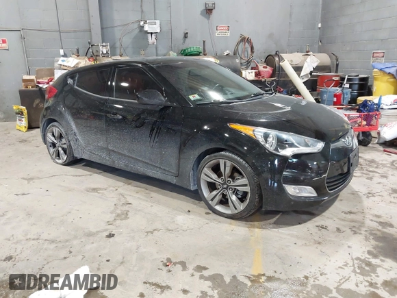 2012 Hyundai Veloster w/Black Int z VIN KMHTC6AD7CU080950, wystawiony jako IAAI lot #41606241 z przebiegiem 86 843 mil mil oraz . Historia ofert i sprzedaży dostępna na DreamBid. Obrazek 1.