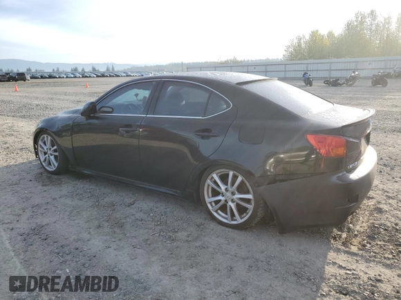 2006 Lexus IS 250 Manual with VIN JTHBK262565025588, listed as a Copart auction lot 53162825 with 0 mi miles and Clean Title. Bid and sale history available at carsss.com. Image 2.