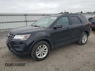 2017 Ford Explorer with VIN 1FM5K8BHXHGD00385, listed as a Copart auction lot 49207095 with 125,356 mi miles and Salvage Title. Bid and sale history available at carsss.com. Image 1.