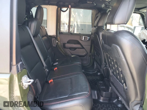 2021 Jeep Wrangler Unlimited Rubicon z VIN 1C4HJXFG6MW700458, wystawiony jako Copart lot #59791015 z przebiegiem 45 562 mil mil oraz Szkoda całkowita • Salvage title. Historia ofert i sprzedaży dostępna na DreamBid. Obrazek 10.