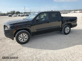 2022 Nissan Frontier S with VIN 1N6ED1EJ5NN663296, listed as a Copart auction lot 43087855 with 32,935 mi miles and Salvage Title. Bid and sale history available at carsss.com. Image 1.
