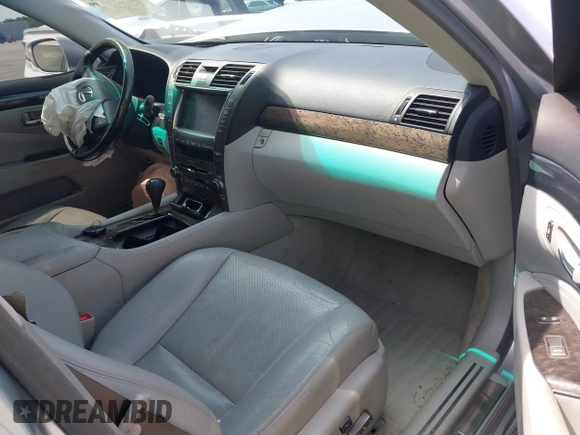 2008 Lexus LS 460 with VIN JTHBL46FX85061520, listed as a IAAI auction lot 42081510 with 225,026 mi miles and . Bid and sale history available at DreamBid. Image 5.