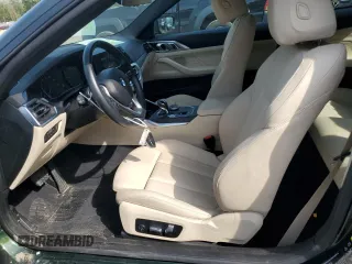 2021 BMW 4 Series 430i xDrive with VIN WBA73AP01MCG39963, listed as a Copart auction lot 71207314 with 58,983 mi miles and Salvage Title. Bid and sale history available at carsss.com. Image 7.