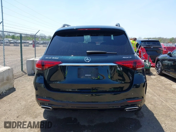 2020 Mercedes-Benz GLE 450 with VIN 4JGFB5KB4LA053214, listed as a IAAI auction lot 42111336 with 58,208 mi miles and . Bid and sale history available at DreamBid. Image 16.