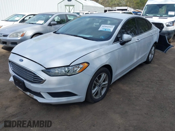 2018 Ford Fusion SE with VIN 3FA6P0HD7JR159134, listed as a IAAI auction lot 41994565 with 49,950 mi miles. Bid and sale history available at carsss.com. Image 17.