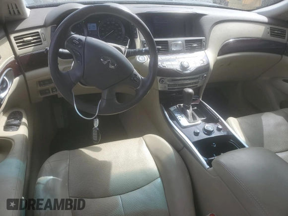 2013 Infiniti M с VIN JN1BY1AP4DM511005, выставлен на аукционе Copart как лот 57315045 с пробегом 184 025 миль миль и Списание • Salvage title. История ставок и продаж доступна на DreamBid. Изображение 8.