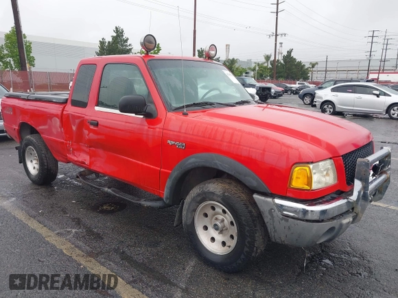 2003 Ford Ranger XL Fleet with VIN 1FTZR45E13PA41564, listed as a IAAI auction lot 42185167 with 285,664 mi miles. Bid and sale history available at carsss.com. Image 1.
