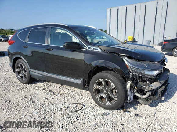 2017 Honda CR-V Touring with VIN 5J6RW1H91HL005307, listed as a Copart auction lot 51938845 with 41,323 mi miles and Salvage Title. Bid and sale history available at carsss.com. Image 4.