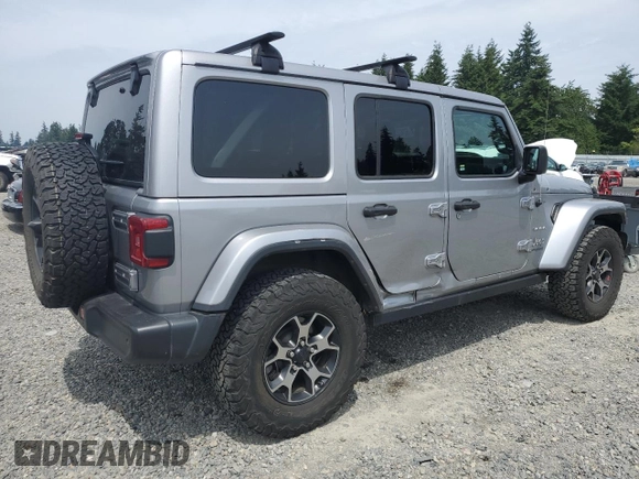 2018 Jeep Wrangler Unlimited Sahara with VIN 1C4HJXEG9JW231976, listed as a Copart auction lot 62427345 with 54,127 mi miles and Salvage title. Bid and sale history available at DreamBid. Image 3.