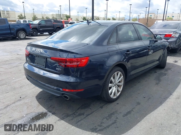 2017 Audi A4 Premium with VIN WAUGNAF4XHN005847, listed as a IAAI auction lot 41791442 with 104,355 mi miles. Bid and sale history available at carsss.com. Image 4.