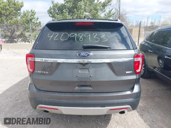 2016 Ford Explorer Limited with VIN 1FM5K8F89GGA06436, listed as a IAAI auction lot 42098933 with 215,526 mi miles. Bid and sale history available at carsss.com. Image 16.