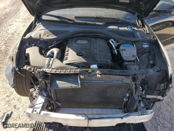 2015 Audi A6 2.0T Premium Plus with VIN WAUGFAFC4FN030955, listed as a Copart auction lot 44561545 with 168,233 mi miles and Salvage Title. Bid and sale history available at carsss.com. Image 11.