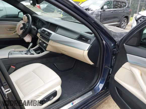 2015 BMW 5 Series 528i with VIN WBA5A5C57FD513039, listed as a IAAI auction lot 42262592 with 79,328 mi miles and . Bid and sale history available at DreamBid. Image 5.