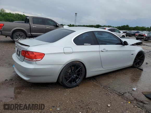 2007 BMW 3 Series 328xi with VIN WBAWC33547PD07084, listed as a Copart auction lot 55064905 with Not provided miles and Salvage title. Bid and sale history available at DreamBid. Image 3.