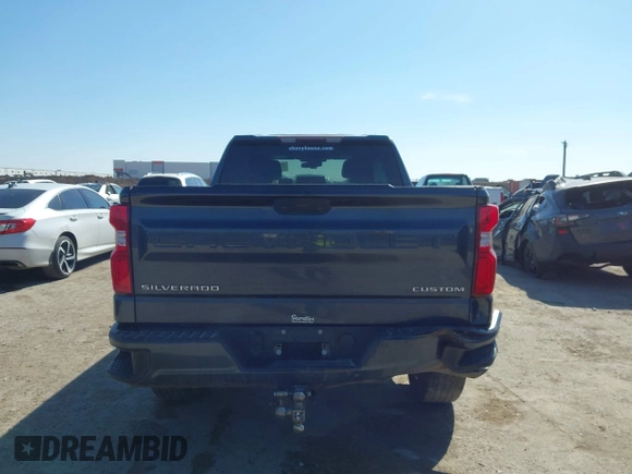 2020 Chevrolet Silverado 1500 Custom with VIN 1GCRWBEK8LZ194773, listed as a IAAI auction lot 41568424 with 127,209 mi miles. Bid and sale history available at carsss.com. Image 16.