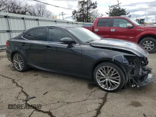 2015 Lexus IS 250 with VIN JTHCF1D2XF5027889, listed as a Copart auction lot 47122285 with 122,426 mi miles and Salvage Title. Bid and sale history available at DreamBid. Image 4.