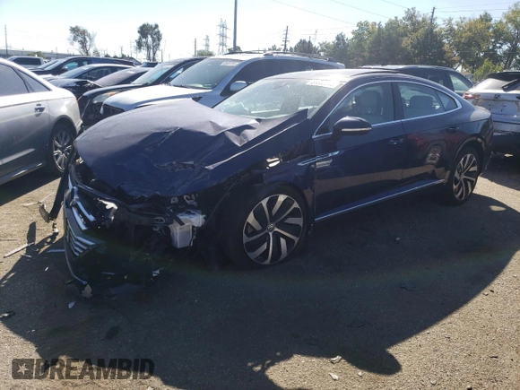 2019 Volkswagen Arteon SEL Premium R-Line z VIN WVWTR7AN3KE000652, wystawiony jako Copart lot #68808043 z przebiegiem 22 408 mil mil oraz . Historia ofert i sprzedaży dostępna na DreamBid. Obrazek 1.
