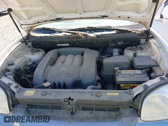 2005 Hyundai Santa Fe GLS with VIN KM8SC13D95U888747, listed as a IAAI auction lot 38833174 with 154,111 mi miles. Bid and sale history available at carsss.com. Image 10.