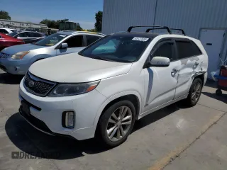 2014 Kia Sorento SX with VIN 5XYKWDA72EG511365, listed as a Copart auction lot 63137685 with 125,090 mi miles and Clean title. Bid and sale history available at DreamBid. Image 1.