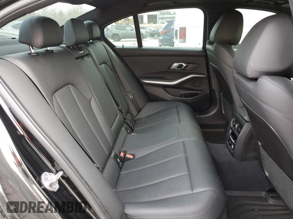 2020 BMW 3 Series 330i xDrive with VIN 3MW5R7J01L8B21498, listed as a Copart auction lot 49526285 with 76,575 mi miles and Salvage Title. Bid and sale history available at carsss.com. Image 11.