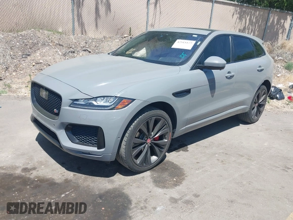 2017 Jaguar F-Pace with VIN SADCP2BV3HA048079, listed as a IAAI auction lot 42515577 with 116,610 mi miles and . Bid and sale history available at DreamBid. Image 17.