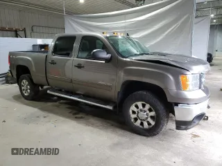 2012 GMC Sierra 2500HD SLE with VIN 1GT120CGXCF180421, listed as a Copart auction lot 56221405 with 62,006 mi miles and Salvage title. Bid and sale history available at DreamBid. Image 4.
