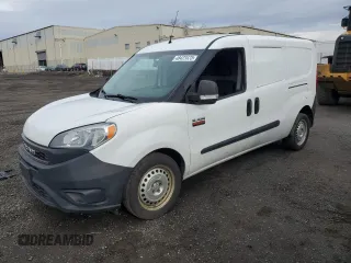 2019 Ram ProMaster City Cargo Tradesman with VIN ZFBHRFAB8K6M41387, listed as a Copart auction lot 48423475 with 158,527 mi miles and Salvage Title. Bid and sale history available at carsss.com. Image 1.