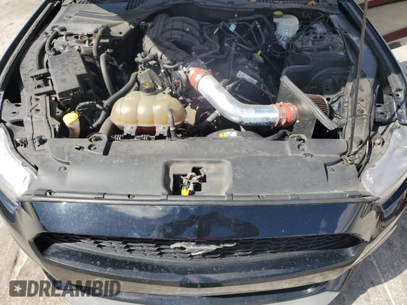 2017 Ford Mustang V6 with VIN 1FA6P8AMXH5270802, listed as a Copart auction lot 45638515 with 127,263 mi miles and Salvage title. Bid and sale history available at DreamBid. Image 11.