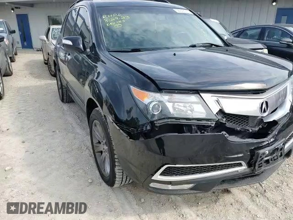 2013 Acura MDX Advance Pkg with VIN 2HNYD2H60DH521615, listed as a Copart auction lot 66623033 with 133,489 mi miles and Salvage Title. Bid and sale history available at carsss.com. Image 11.
