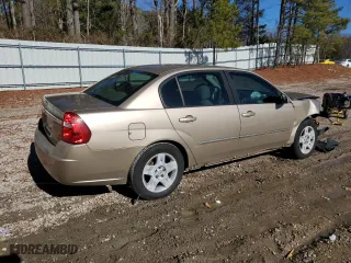 2006 Chevrolet Malibu LT w/0LT with VIN 1G1ZT51F16F205243, listed as a Copart auction lot 86234864 with 186,662 mi miles and Salvage Title. Bid and sale history available at carsss.com. Image 3.