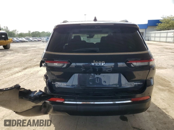 2023 Jeep Grand Cherokee Limited с VIN 1C4RJKBG0P8777073, выставлен на аукционе Copart как лот 57216465 с пробегом 28 734 миль миль и Списание • Salvage title. История ставок и продаж доступна на DreamBid. Изображение 6.