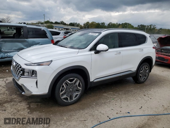 2023 Hyundai Santa Fe Hybrid SEL Premium with VIN 5NMS3DA13PH017786, listed as a Copart auction lot 72655854 with 8,977 mi miles and Salvage Title. Bid and sale history available at carsss.com. Image 1.