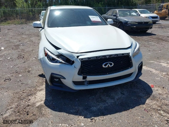 2020 Infiniti Q50 EDITION 30 with VIN JN1EV7AP9LM203755, listed as a IAAI auction lot 41805750 with 85,243 mi miles. Bid and sale history available at carsss.com. Image 6.