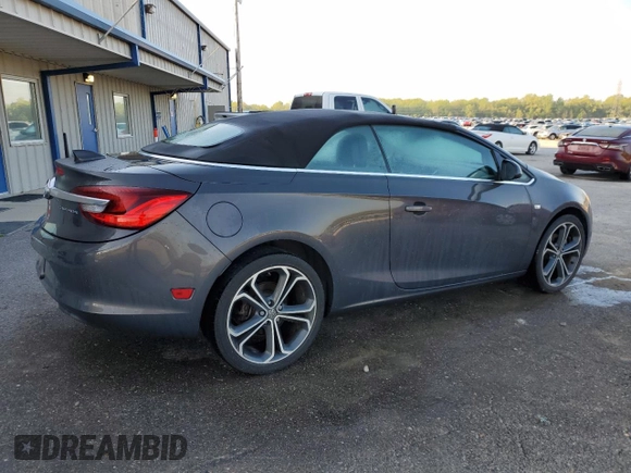 2016 Buick Cascada Premium with VIN W04WT3N56GG110683, listed as a Copart auction lot 52326895 with 76,680 mi miles and Non Repairable. Bid and sale history available at DreamBid. Image 3.