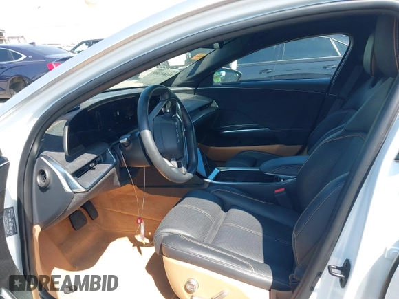2022 Lucid Air Grand Touring with VIN 50EA1GBA5NA001268, listed as a IAAI auction lot 41866289 with 7,498 mi miles. Bid and sale history available at carsss.com. Image 5.
