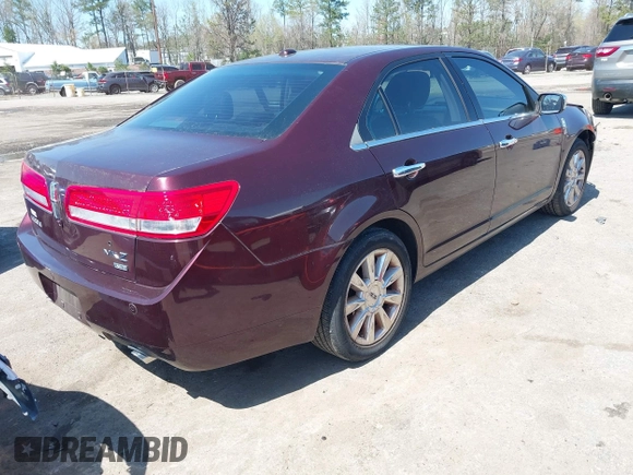 2012 Lincoln MKZ with VIN 3LNHL2JC0CR837748, listed as a IAAI auction lot 41903369 with 132,996 mi miles. Bid and sale history available at carsss.com. Image 4.