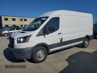 2020 Ford Transit Cargo with VIN 1FTBR2C80LKA40423, listed as a Copart auction lot 44417755 with 165,857 mi miles and Salvage Title. Bid and sale history available at DreamBid. Image 1.