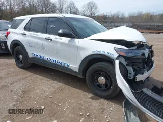2023 Ford Police Interceptor Utility z VIN 1FM5K8AB3PGA62908, wystawiony jako IAAI lot #41829179 z przebiegiem 30 248 mil mil oraz . Historia ofert i sprzedaży dostępna na DreamBid. Obrazek 1.