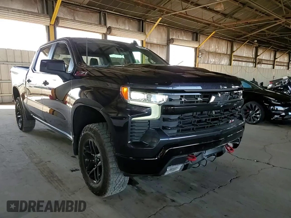 2023 Chevrolet Silverado 1500 LT Trail Boss with VIN 3GCUDFED6PG302032, listed as a Copart auction lot 43483165 with 5,865 mi miles and Salvage Title. Bid and sale history available at DreamBid. Image 11.